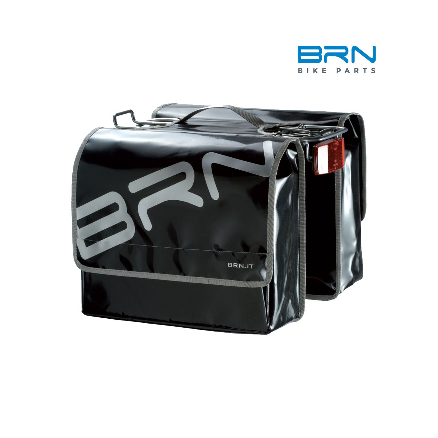 BO75N - BRN Borsa Bisaccia waterproof per bici