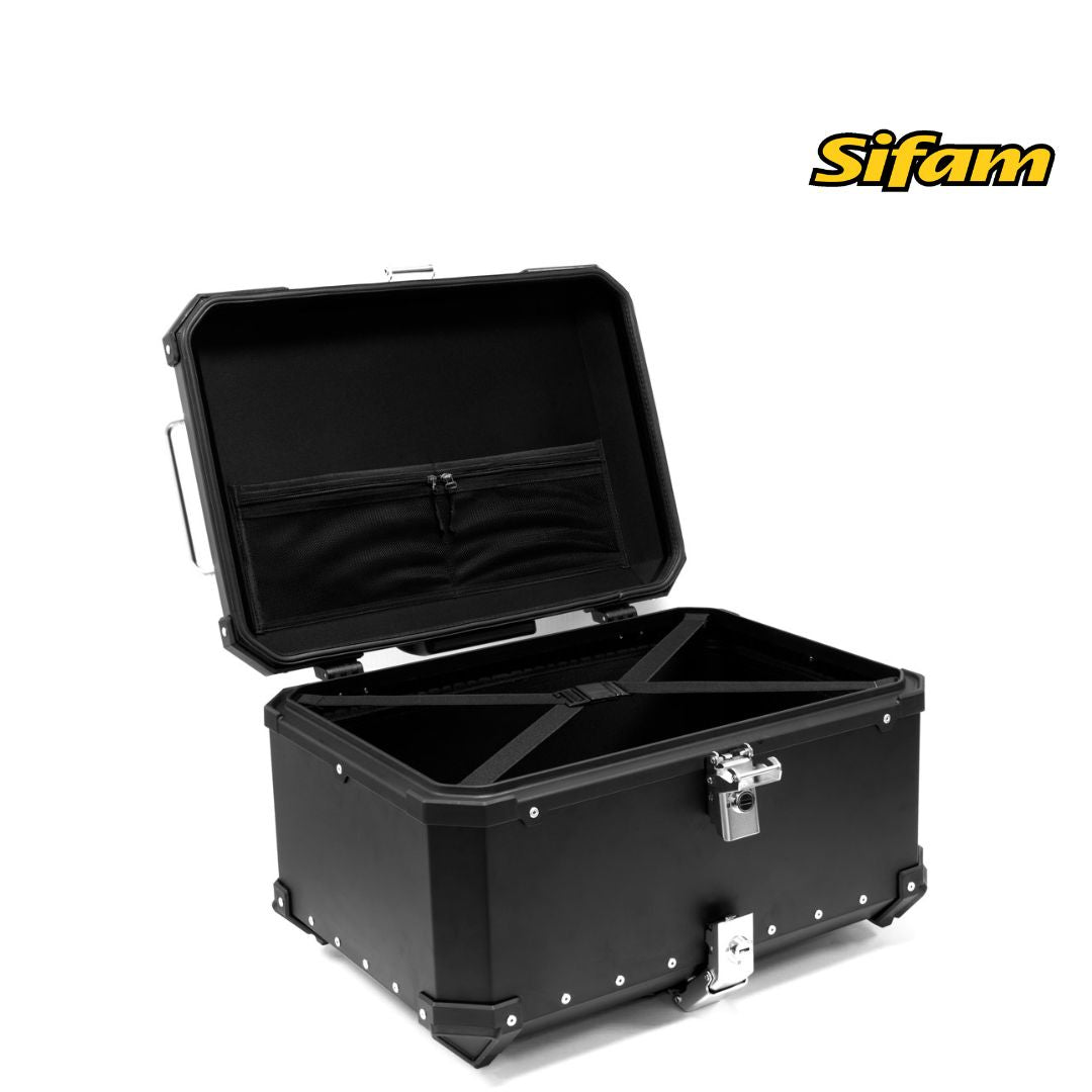 X-PLOR - Top case Alluminio - nero - 55L