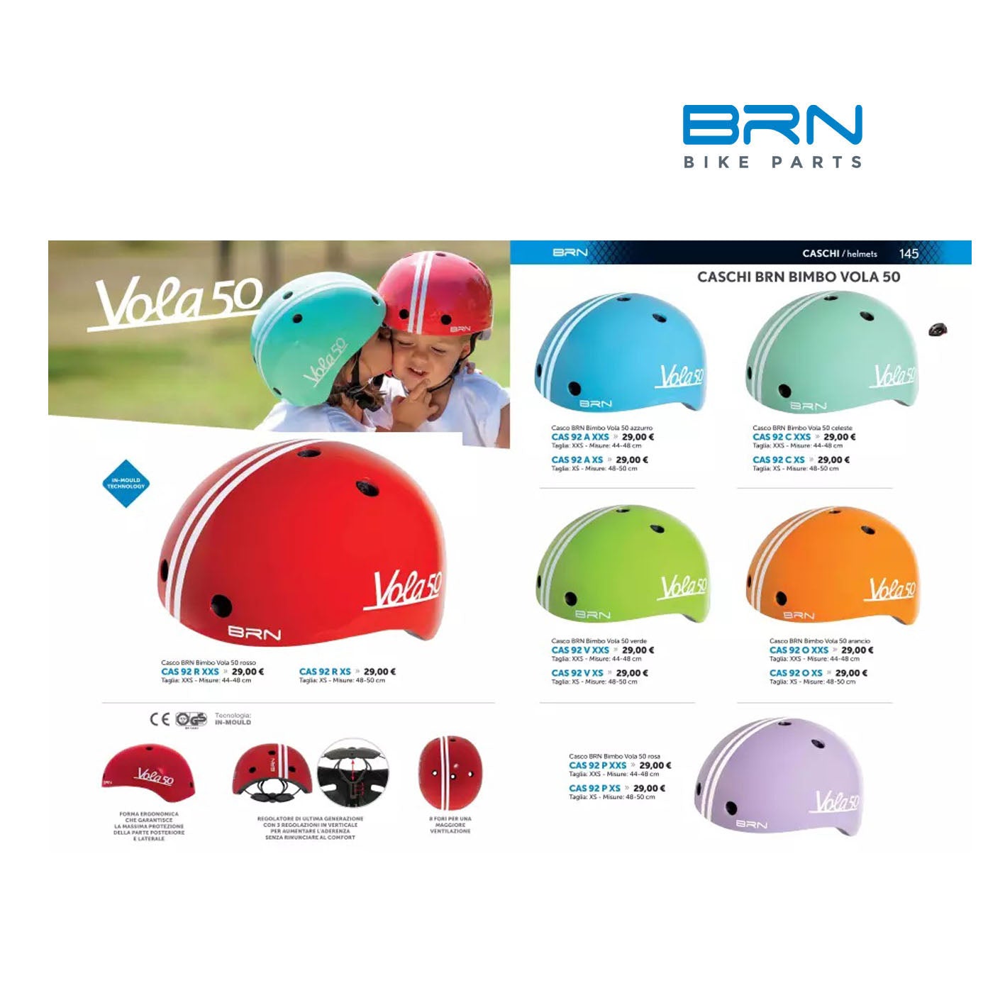 CAS92oxs - BRN casco bimbo e bimba - VOLA50