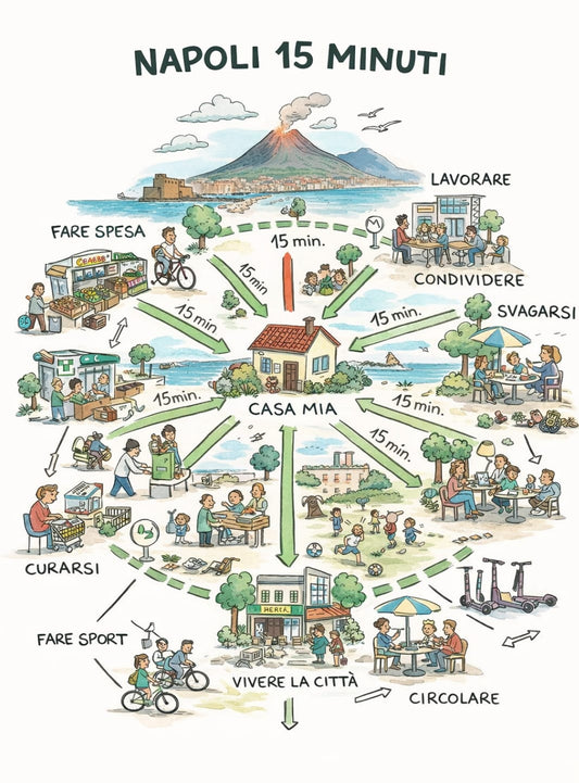 Napoli “città dei 15 minuti“. Utopia o realtà?
