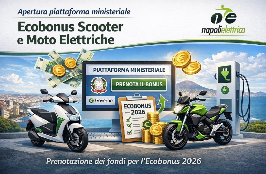 Ecobonus 2026 su scooter e moto elettriche: riapre il portale !