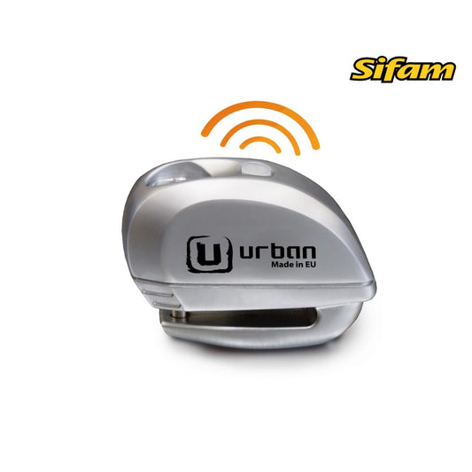 Urban - Blocco Disco 6 mm con ALLARME e SIRENA